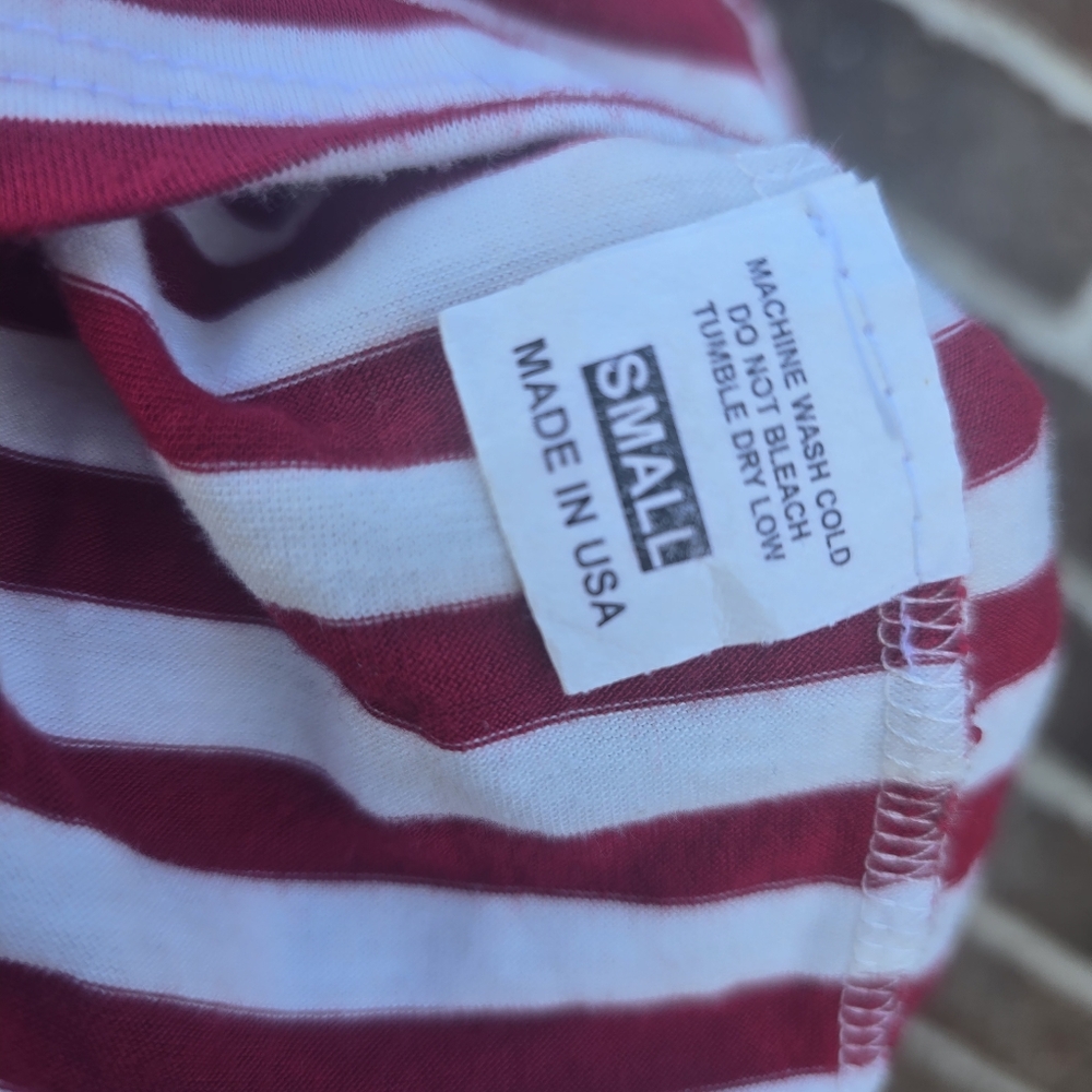 Red Striped Sequin Top - Picture 9 of 11